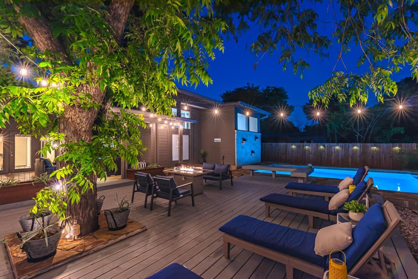 Serene Pool & Firepit In Stunning Home By Airport San Antonio Exterior photo