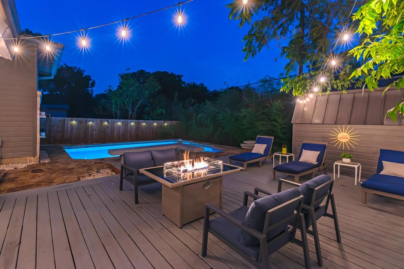 Serene Pool & Firepit In Stunning Home By Airport San Antonio Exterior photo
